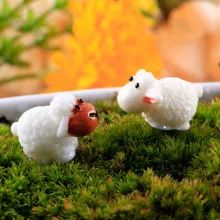 miniature fairy garden accessories - Buy miniature fairy garden accessories with free shipping on AliExpress Fairy Garden Ornaments, Doll Garden, Diy Projektit, Garden Figurines, Fairy Garden Decor, Elf Ornaments, Cute Sheep, Mini Figurine, Fairy Garden Accessories