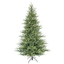 7.5ft. Pre-Lit Alberta Spruce Artificial Christmas Tree, Warm White LED Lights Alberta Spruce, Tree Deck, Realistic Christmas Trees, Rice Lights, Led Christmas Tree Lights, Spruce Christmas Tree, Balsam Fir, Spruce Tree, Artificial Tree