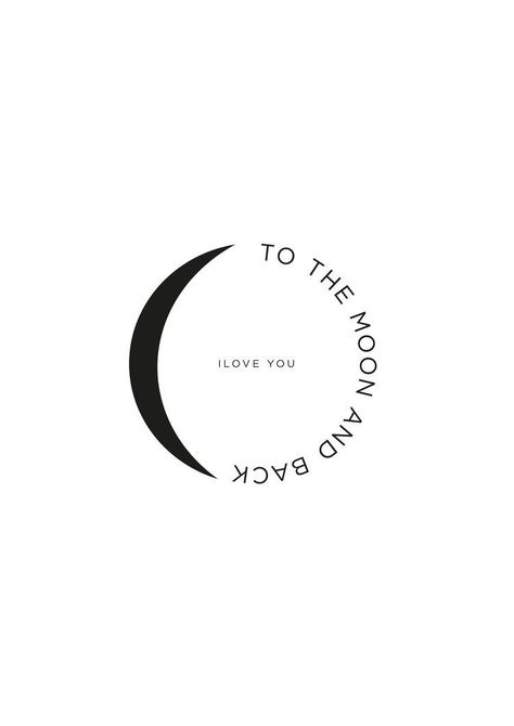 Love You To The Moon And Back, The Moon And Back Tattoo, Moon And Back Tattoo, To The Moon And Back Tattoo, Tattoos Infinity, Inspiration Tattoos, E Tattoo, 카드 디자인, Nature Tattoos