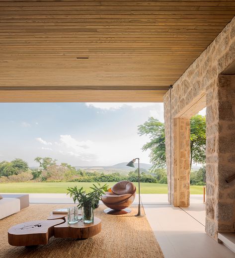 Tour the spectacular Casa Boa Vista | Wallpaper Boa Vista, Nature, Vista House, Glazed Walls, Casa Country, Innovative Architecture, House Studio, House Blend, Ventilation System