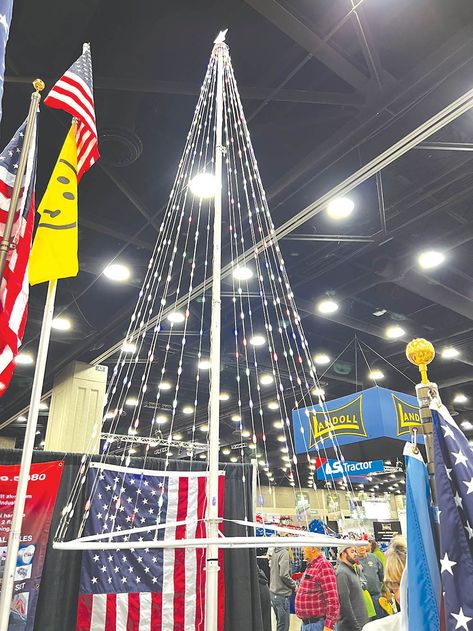 Convert Your Flagpole Into A Christmas Tree Flag Pole Christmas Tree Diy, Flagpole Christmas Tree Diy, Yellow Led Lights, Christmas Tree Kit, Led Christmas Tree, Free Stories, Christmas Tree Farm, Saving Ideas, Novelty Items