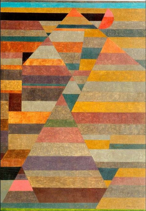 Paul Klee (Swiss-German, 1879 – 1940) "Necropolis", 1929, Oil on plywood, 63x44 cm, State Museum of Berlin. Paul Klee Artwork, Paul Klee Paintings, Swiss German, Bus Ideas, Paul Klee Art, Art Hoodie, Abstract Geometric Art, Paul Klee, Paint Print