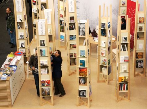 World Book Prague Stand1 Book Fair Ideas Display, Book Exhibition, Book Expo, Bookstore Design, Literary Festival, Fair Stand, Book Tower, Expo Stand, Exhibition Display Design