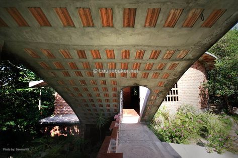 Filler Slab, Pictures Of Buildings, Laurie Baker, Coventry Cathedral, Architectural Review, Roof Ceiling, Fibreglass Roof, Brick Art, Wood Architecture