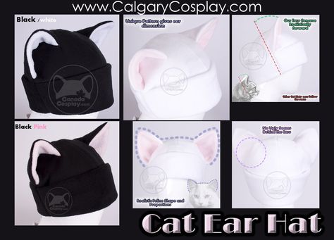 Cat Ear Hat, Diy Cat Bed, Hat Cosplay, Cat Ears Hat, Cat Ear, Cat Hat, Bow Sneakers, Cat Diy, Cat Bed