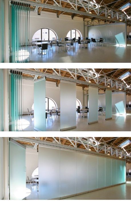 Door Blanks, Office Divider, Glass Partition Designs, Moveable Wall, Movable Partition, Moving Walls, Movable Walls, Flexible Space, Glass Partition