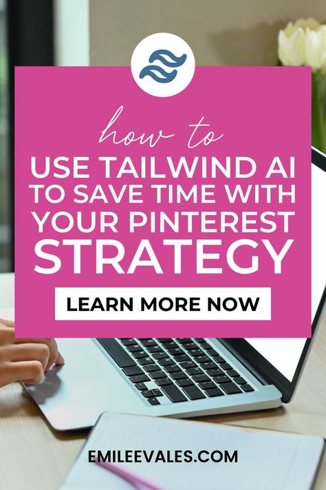 Here I'm sharing how to save time with your Pinterest marketing strategy by using Tailwind's Ghostwriter AI. The Ghostwriter is a super helpful tool, and can help your Pinterest success through enabling you to be more consistent. Watch the video tutorial here! Emilee Vales, Instagram Schedule, Wellness Business, Find Clients, Pinterest Traffic, Pinterest Management, Entrepreneur Tips, Pinterest Tips, Pinterest Marketing Strategy