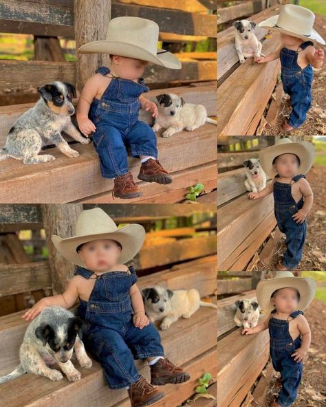 6 Month Cowboy Pictures, 8 Months Photoshoot Ideas Boy, 6 Month Cowboy Photoshoot, Vaquero Birthday Party Boy, 3 Month Boy Photo Shoot, Farm Baby Photoshoot, First Birthday Shoot Boy, Cowboy Baby Photoshoot, 6 Month Photoshoot Boy