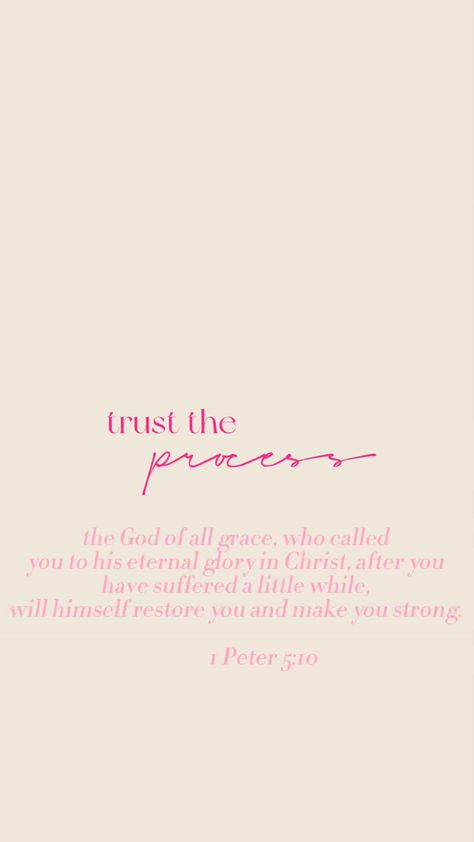 pink font, beige background She Walked With God That Was Her Game Changing Strategy, Trust The Process Bible Verse, Scriptures For Trusting God, Motivational Wallpaper Bible Verse, It Girl Bible Verse, Scripture About Beauty, Gods Perfect Timing Bible Verse, 2024 Bible Verse, 1 Peter 5 10 Wallpaper