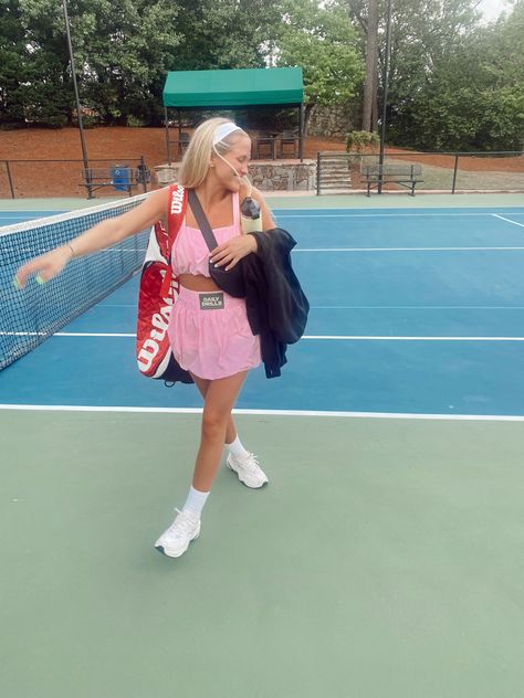 tennis x daily drills Aesthetic Tennis, Drill Clothes, Daily Drills, Tennis Outfits, Working Out Outfits, Summer Goals, Sporty And Rich, Swaggy Outfits, Tennis Clothes