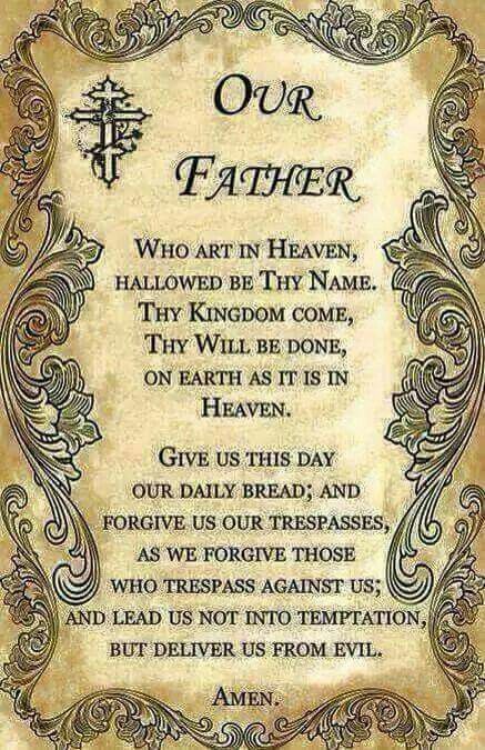 Our Father who art in Heaven, prayer Our Father Prayer, Our Father Who Art In Heaven, Thy Kingdom Come, Lord’s Prayer, Thy Will Be Done, Ayat Alkitab, Kingdom Come, Our Father, The Lords Prayer