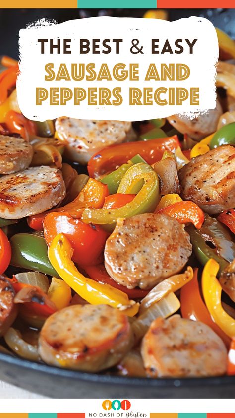 Pepper Sausage Recipe, Chicken Sausage With Peppers And Onions, Italian Sausage Veggie Skillet, Sausage And Peppers Low Carb, Potato Sausage Peppers And Onions, How To Make Sausage And Peppers, Authentic Italian Sausage And Peppers, Pepper Onion Sausage, Sausage And Peppers Italian Style