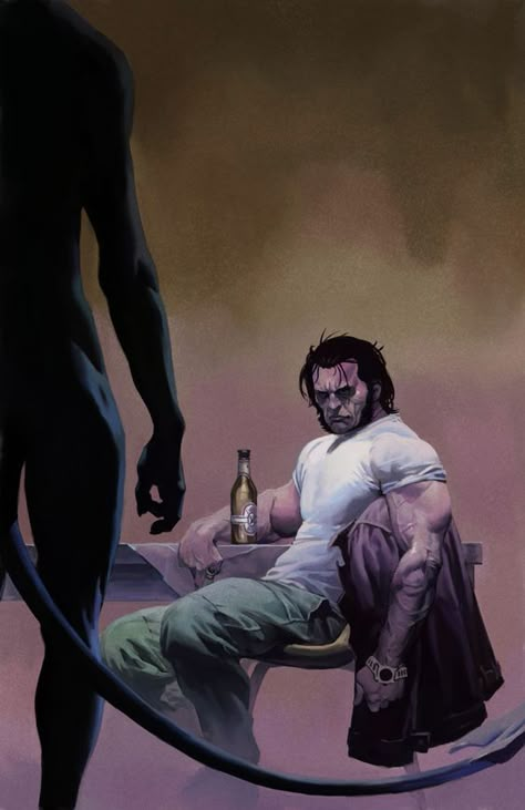 Kurt Wagner, Marvel Wolverine, Wolverine Comic, Wolverine Art, Logan Wolverine, The Wolverine, Wolverine Marvel, Arte Dc Comics, Marvel Comics Art