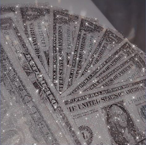 Silver Vision Board, Money Glitter Aesthetic, Baddie Money, Sara Shakeel, Silver Aesthetic, Glitter Photography, Vision Board Photos, Money Aesthetic, Aesthetic Desktop Wallpaper