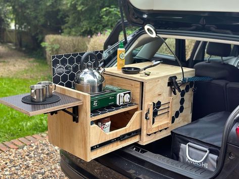 Camping Camper Slider Sliding Chuck Box Camping Kitchen - Etsy Canada Diy Chuck Box Camping, Chuck Box Camping, Car Camping Kitchen, Camping Chuck Box, Camper Box, Kangoo Camper, Auto Camping, T1 Bus, Chuck Box