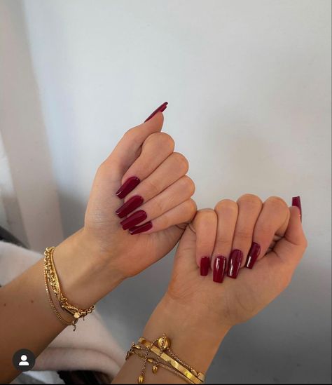 Sophia Tuxford, Wine Nails, Simple Fall Nails, Red Acrylic Nails, Ombre Acrylic Nails, Short Square Acrylic Nails, Almond Acrylic Nails, Mobile Lightroom Presets, Short Acrylic Nails Designs