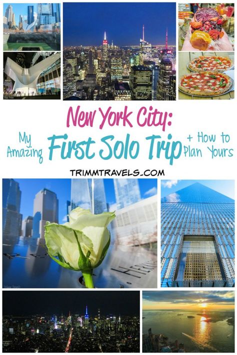 If you're wanting to take that first solo trip but aren't sure how to plan it, where to go or what to do, this guide is what you are looking for! The account of my first solo trip to NYC provides you with a great destination, gives you steps for planning and lays out a comprehensive itinerary! #nyc #newyorkcity #newyork #usa #solo #solotravel #travelguide #itinerary #travelplanning #destination #travel Barbados Travel, Pet Friendly Vacations, Destination Travel, Trip To Nyc, Solo Travel Destinations, York Travel, Solo Travel Tips, Solo Trip, New York City Travel