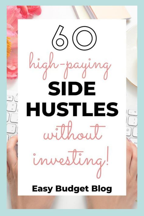 Side Hustle Passive Income, Ways To Make Extra Money, Easy Budget, Side Hustle Ideas, Online Jobs From Home, Make Extra Money, Side Gigs, Online Side Hustle, Simple Budget