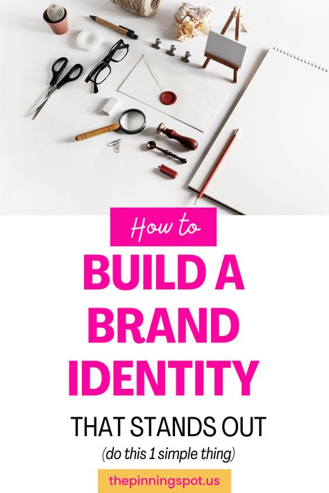 Looking for the secret to creating a brand identity that truly stands out? In this post, you'll learn how successful brands are able to create a powerful brand identity that makes their businesses stand out from their competitors. Its what distinguishes your brand in a crowded market. So if your goal is to create a strong & unique brand identity or you're building a brand from scratch, then this post will give you the single most important step to creating a brand identity that stands out. Building Brand Identity, How To Make A Brand Name, Personal Brand Identity, Personal Branding Identity, Building A Brand, Building A Personal Brand, Build A Brand, Talent Management, Pinterest Blog