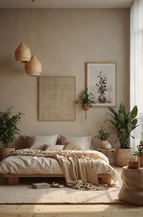 Neutral Bedroom Wooden Floor, Bedroom Ideas Cozy Aesthetic, Espresso Wood Bedroom, Scandinavian Room Bedroom, Bedroom And Living Room In One, Bedroom Ideas Minimalist Cozy, Bedroom Inspo Modern, Hacks For Small Apartments, Scandanavian Interiors Bedroom