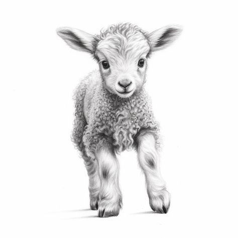 Sheep Laying Down Drawing, Lamb Tattoo Stencil, Lamb Face Drawing, Lamb Laying Down Drawing, Lamb Head Tattoo, Lamb Sketch Drawing, How To Draw A Lamb, Baby Lamb Tattoo, Baby Lamb Drawing