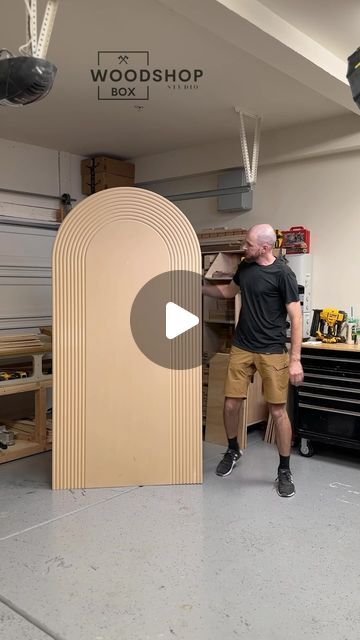 Woodshop Box Studio on Instagram: "Creating ripple effect backdrop arch without CNC 🙌 turned out perfect!

📌 All the tools and things i use are linked in my bio 📌

📌 Need a quote for a custom woodwork? Text and email will get to me faster but also you can DM me now as well 📌

👉 I don’t do delivery ☝️ Only pickup or local delivery is available and I’m located in Sacramento 👈

#arch #backdrop #backdropdecoration #backdropdesign #custombackdrop #backdroparch #woodbackdrop #woodwork #woodshop #customwoodshop #customwoodwork #rainbowarch #archstand #woodworking #sacramento #eventdesign #eventdecor #archwall #ripplearch #circle #eventbackdrop #partybackdrop #birthdaybackdrop #weddingbackdrop #weddingbackdrops #weddingdecor #weddingdecoration #rippleeffect #woodworker" Ripple Arch Backdrop Diy, Ripple Backdrop, Wooden Arch Backdrop, Diy Arch Backdrop, Diy Backdrop Stand, Box Studio, Wooden Backdrops, Wooden Arch, Wood Arch