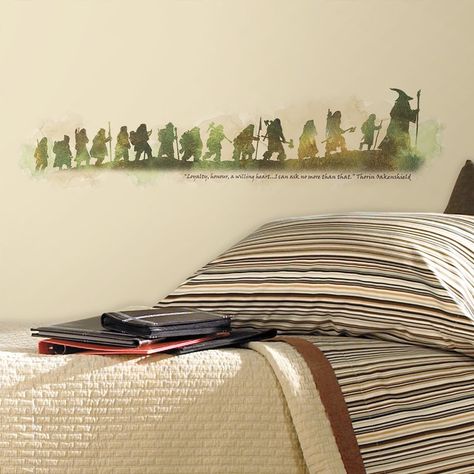 The Hobbit An Unexpected Journey, Nerd Room, Hobbit An Unexpected Journey, Wall Graphic, Thorin Oakenshield, An Unexpected Journey, Quote Decals, Nursery Room Inspiration, Hobbit House