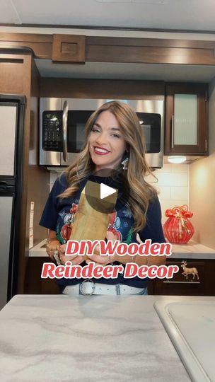 7K views · 199 reactions | DIY Wooden Reindeer Decor | Who knew scrap wood could become this cute? 🦌✨ I turned some old blocks into adorable DIY Wooden Reindeer decor for Christmas! Loving how they add a... | By Amanda Gilmore | Facebook 2x4 Rudolph, Wooden Rudolph Reindeer, Diy Christmas Reindeer Decoration, Reindeer Christmas Crafts, Wooden Reindeer Diy Wood Crafts, Wooden Reindeer Diy, Wood Reindeer Diy, Diy Wood Reindeer, Diy Wooden Reindeer