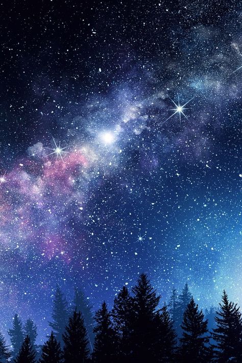 Ways To Sleep Better, Sleep Under The Stars, Painting Sky, Night Sky Painting, Ways To Sleep, Night Sky Wallpaper, Star Painting, Galaxy Pictures, Galaxy Painting