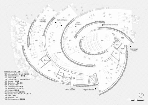 Gallery of The Polish Pavilion at Expo Osaka 2025 to be Designed by Interplay - 7 Pavilion Floor Plan, Expo Pavilion, Kindergarten Library, Loft Penthouse, Eco Buildings, House Loft, Learning Stations, Building Art, Public Building