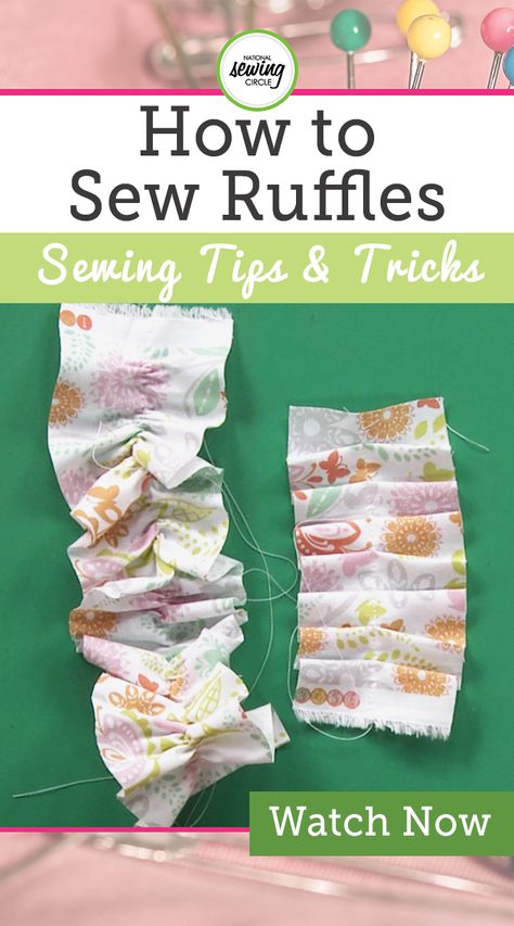 Sew Ruffles, Sew Tips, Fat Quarter Projects, Sewing Tips And Tricks, Bunny Treats, Sewing Circles, Beginner Sewing, Beginner Sewing Projects Easy, Leftover Fabric