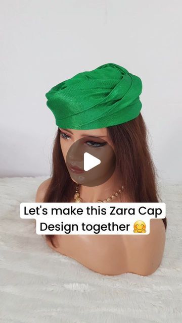 Gele Fascinator, Facinators Diy Headband, Gele Styles Head Wraps, Turban Cap Style, Head Fascinator, Kids Gown Design, Zara Cap, Baby Hat Sewing Pattern, Hair Accessories Diy Headband