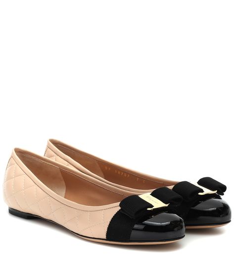 SALVATORE FERRAGAMO VARINA QUILTED LEATHER BALLET FLATS. #salvatoreferragamo #shoes Ferragamo Shoes, Ferragamo Flats, Goat Leather, Leather Ballet Flats, Ballerina Flats, Metal Logo, Quilted Leather, Metallic Logo, Salvatore Ferragamo Flats