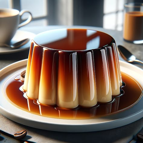 Cooking up Joy - Made with love: Coffee-Infused Caramel Flan Delight Coffee Flan Recipe, Infused Caramel, Coffee Flan, Jello Pudding Desserts, Cold Sweets, Flan Recipes, Coffee Pudding, Latin Desserts, Flan Dessert