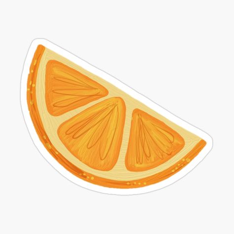 Cute Redbubble Stickers, Cute Orange Stickers, Orange Stickers Aesthetic, Redbubble Stickers Aesthetic, Orange Scrapbook, Orange Stickers, Abi Motto, Summer Stickers, Dibujo Simple