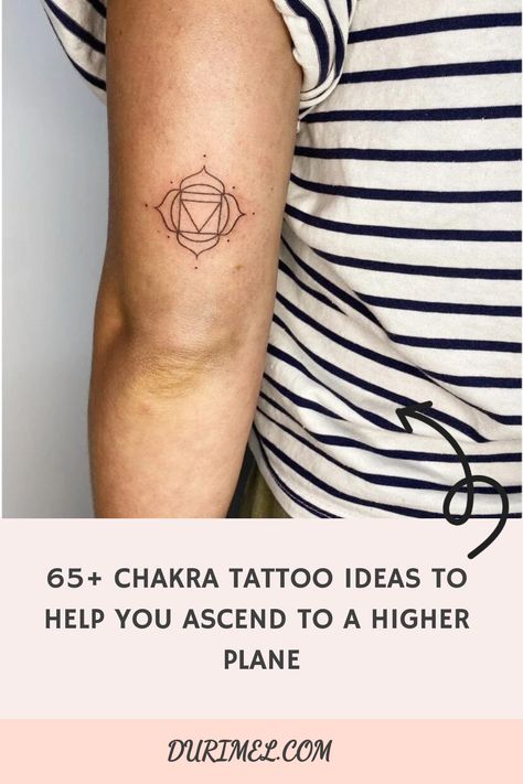 65+ Chakra Tattoo Ideas to Help You Ascend to a Higher Plane Sacral Chakra Tattoo Design, Root Chakra Tattoo, Sacral Chakra Tattoo, Chakra Tattoo Ideas, Heart Chakra Tattoo, Meditation Symbols, Chakra Tattoo, Chakra Symbols, Seven Chakras