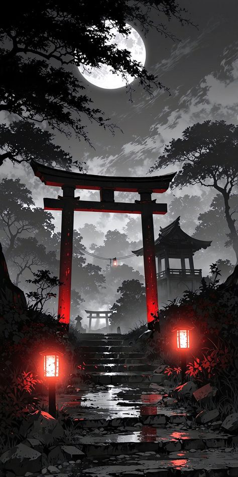 Japan Wallpaper Iphone Aesthetic, Dark Iphone Wallpaper Hd, Japanese Art Wallpaper Aesthetic, Japan Scenery Wallpaper, Dark Crazy Wallpaper, Asthetic Picture Wallpaper Iphone, Phone Wallpaper Japan, Wallpers Asthetics, Dark Japanese Aesthetic Wallpaper