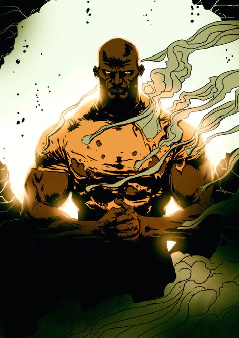 extraordinarycomics: “Luke Cage by Alexeuses. ” Luke Cage Comics, Luke Cage Marvel, Black Superheroes, Marvel Knights, Charlie Cox, Wally West, Power Man, Black Comics, Jon Bernthal