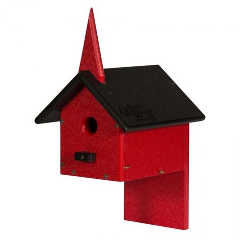 Amish Made Wall-mount #Church #Wren #House Church Birdhouses, Wren House, Church House, Unique Bird Houses, Bird House Kits, Birdhouse Designs, Peaceful Place, Country Church, Amish Furniture