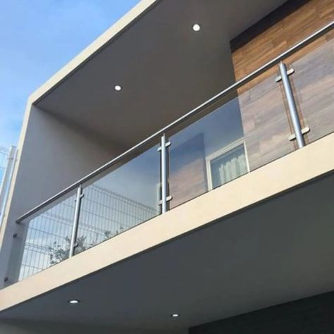 Glass railing balcony