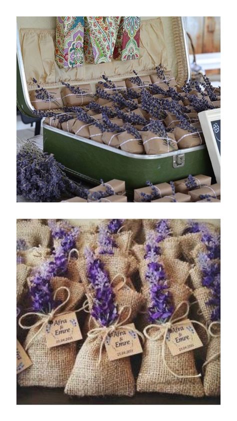 Lavanda Wedding, Wedding Ideas Flowers, Bohemian Wedding Favors, Lavender Wedding Favors, Lavender Favors, Purple Wedding Favors, Plant Wedding Favors, Lavender Wedding Theme, Lavender Wedding Cake