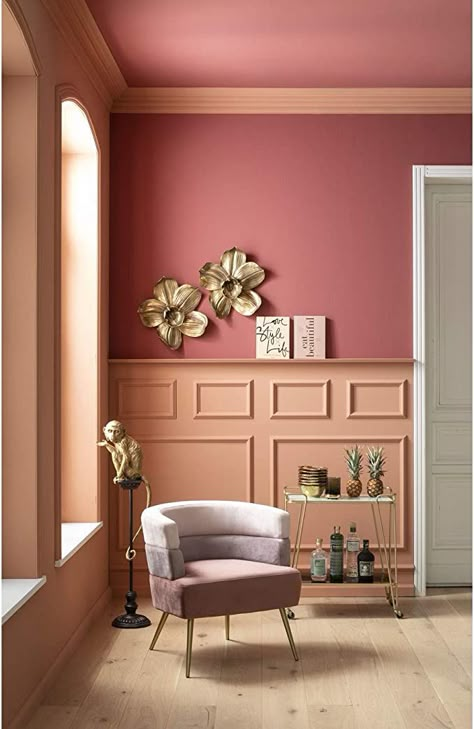 Living Room Wall Color, Room Wall Colors, Diy Kitchen Decor, Pink Home Decor, Interior Trend, Apartment Interior, Wall Color, Room Colors, Living Room Wall