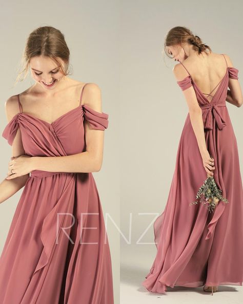 Old Rose Bridesmaid Dress, Old Rose Gown, Long Wedding Dress, Rose Bridesmaid Dresses, Blush Bridesmaid Dresses, Off Shoulder Maxi Dress, Old Rose, Skirt Long, Dresses Lace