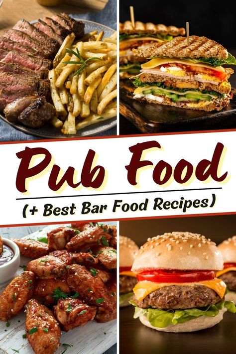 You can't beat pub food, and these are some of the best bar food recipes around! From nachos and wings to sliders and sandwiches, you'll love having the pub experience at home! Bar Food Recipes, Pub Food Recipes, Potato Sandwich, British Dishes, Best Bar, Bar Food, Cottage Pie, Pub Food, Potato Skins