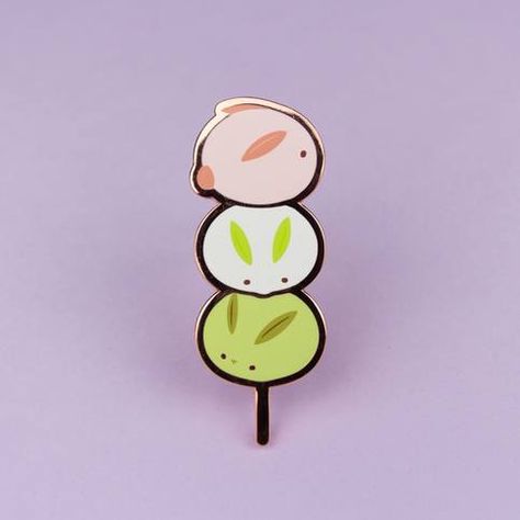 Wagashi Bunnies are cute and delicious! Could you eat these little guys?-> 2 hard enamel pin. Features rose gold plating with two transparent rubber clutches.*NOTE: Pins may have signs of dimpling or sanding. We appreciate your understanding in the inconsistencies in hand made products! Fimo, Enamel Pin Collection, Stickers Kawaii, Shirt Pins, Bag Pins, Pretty Pins, Cool Pins, Jewelry Pins, Hard Enamel Pin