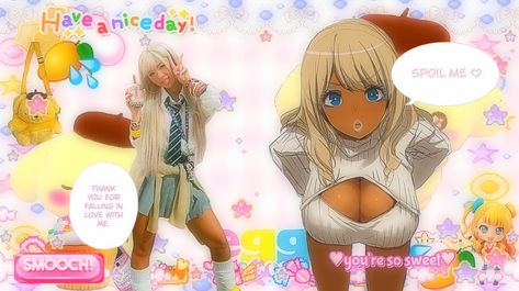 Desktop wallpaper 🩷 gyaru 🩷 cutecore🩷 aesthetic 🩷 kawaiicore Gyaru Wallpaper Desktop, Cutecore Aesthetic, I Thank You, Desktop Wallpaper, Cute Wallpapers, Wallpapers, Quick Saves