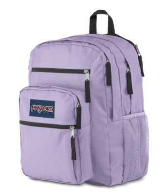 Find the perfect backpack for your big kid with our wide selection of styles, colors, and features. #backtoschool #backpacks Light Purple Jansport Backpack, Jansport Big Student Backpacks, Purple Jansport Backpacks, Jansport Backpacks Aesthetic, Cute Jansport Backpacks, Big Backpacks For School, Jansport Backpacks, Big Backpack, Jansport Backpacks Big Student