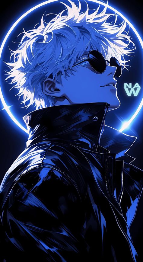 Gojo Satoru Blue Aesthetic, Gojo Wallpaper Computer, Hot Gojo Saturo Fanart, Gojo Satoru Fanart Wallpaper, Gojo Satoru Wallpaper Desktop Hd Dark, Gojo Saturo Fanart, Jujutsu Kaisen Wallpaper Aesthetic, Hot Wallpapers Aesthetic, Gojo Satoru Blue