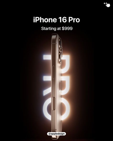 The new bigger iPhone 16 Pro and iPhone 16 Pro Max are here and they come in a gorgeous, stunning new Desert Titanium packed with amazing new features like Camera Control, A18 Pro Chip and Studio Quality Microphones! Do you plan on upgrading? Share it with us in the comments! _______ #iphone16pro #iphone16promax #ios18 #newiphone #refinedsign Phone Ads, Brochure Design Creative, Iphone 16 Pro, Design Creative, Media Design, Brochure Design, New Iphone, Social Media Design, Iphone 16