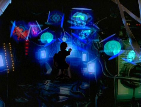 From Serial Experiments Lain, this is Lain at work in her room. Serial Experiments Lain Wired, Serial Experiments Lain Room, Lains Room Serial Experiments, Lain Room, Serial Experiments Lain Aesthetic, Lain Iwakura, Social Experiment, Cyberpunk Anime, We Are All Connected